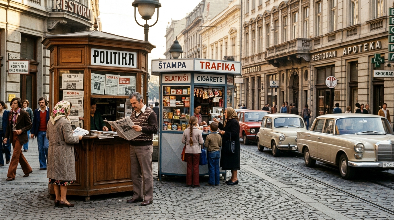 Istorija i evolucija kioska u Jugoslaviji i Srbiji: od crvenog kioska K67 do modernog maloprodajnog sistema